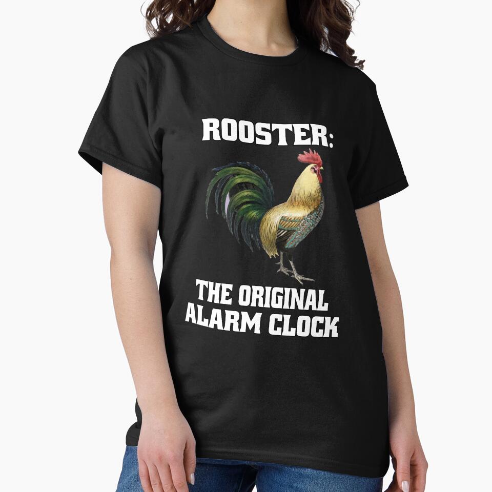 Funny Chicken Farmer Humor Rooster: The Original Alarm Clock. by fantasticdesign