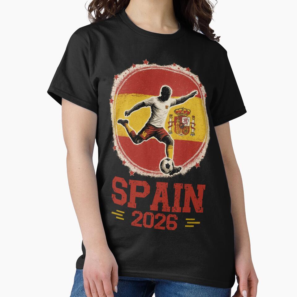 Team Spain Flag Soccer Player 2026 by legendaryskins