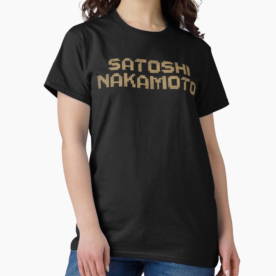 Satoshi Nakamoto Logo Vintage - Pixel Retro by CyberRex