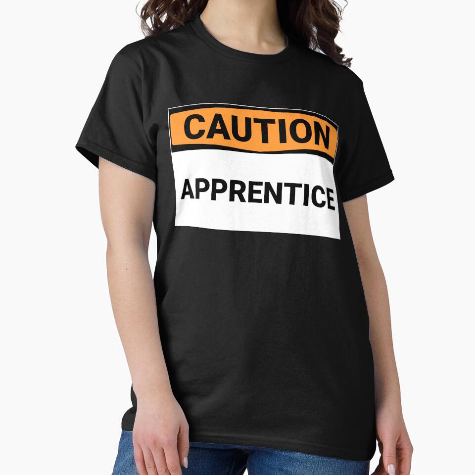 Caution Apprentice Sign by Sour Soul