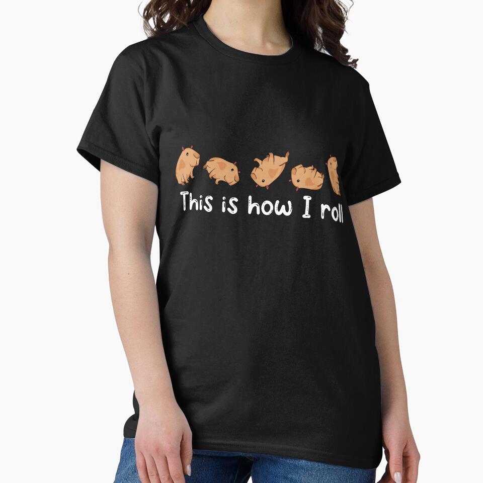 Capybara Gift Kids This Is How I Roll Capybara by DSWShirts