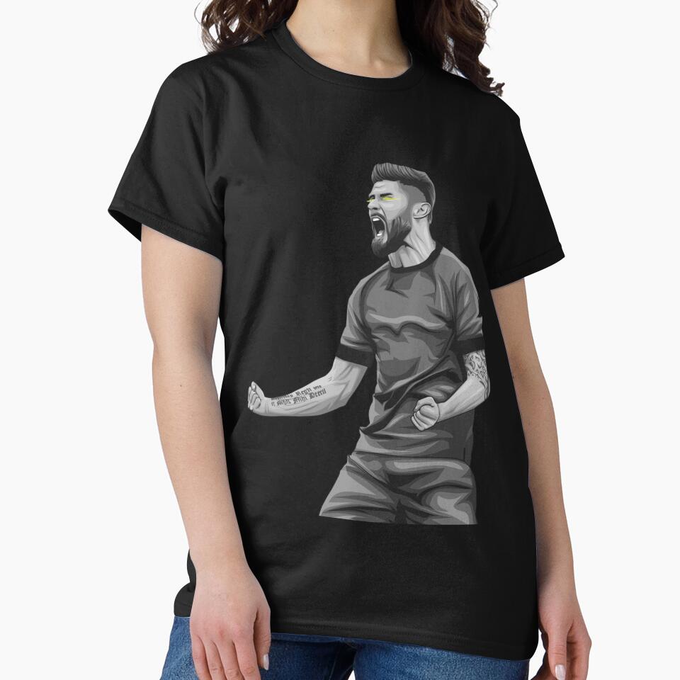 Olivier Giroud Black and White Version. by Aldduardo
