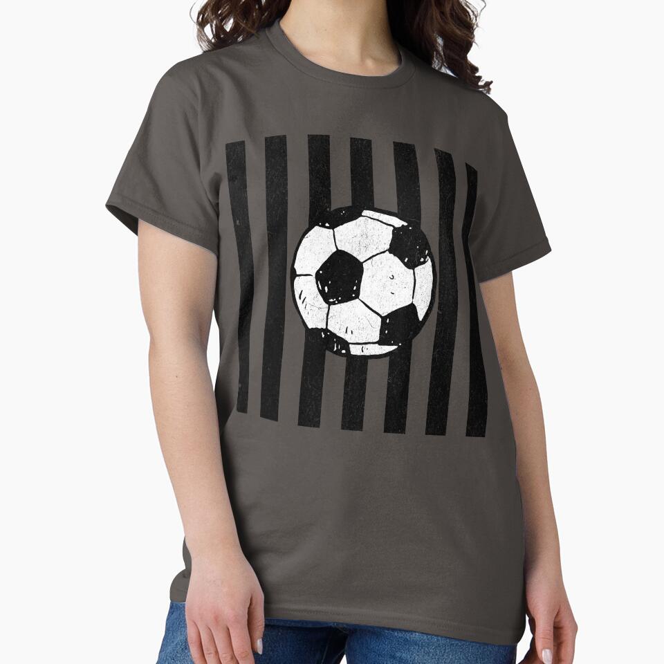 Vintage Soccer Ball Distressed Graphic by donwillisjrart