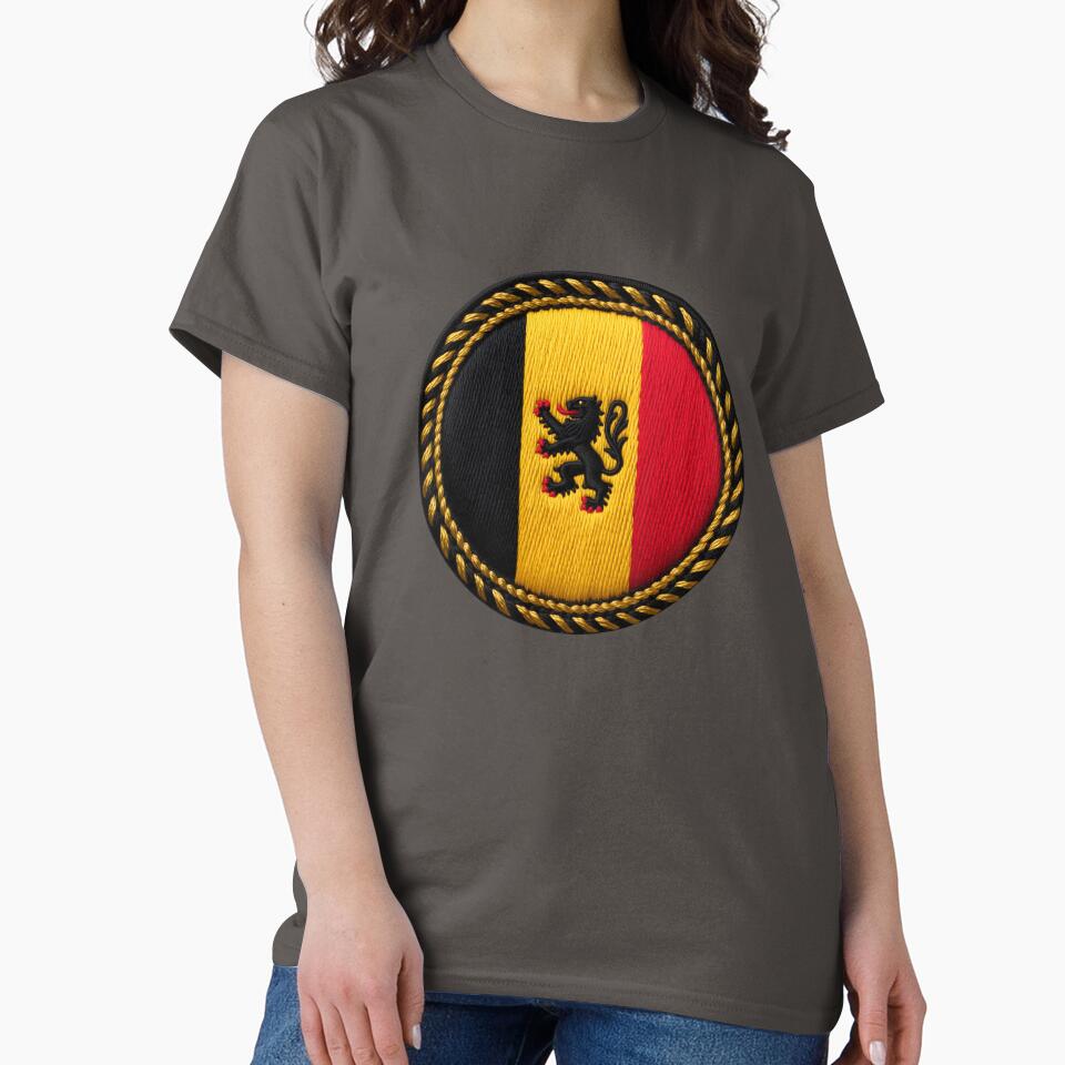 Belgium Flag Patch World Cup by Colorlessandco