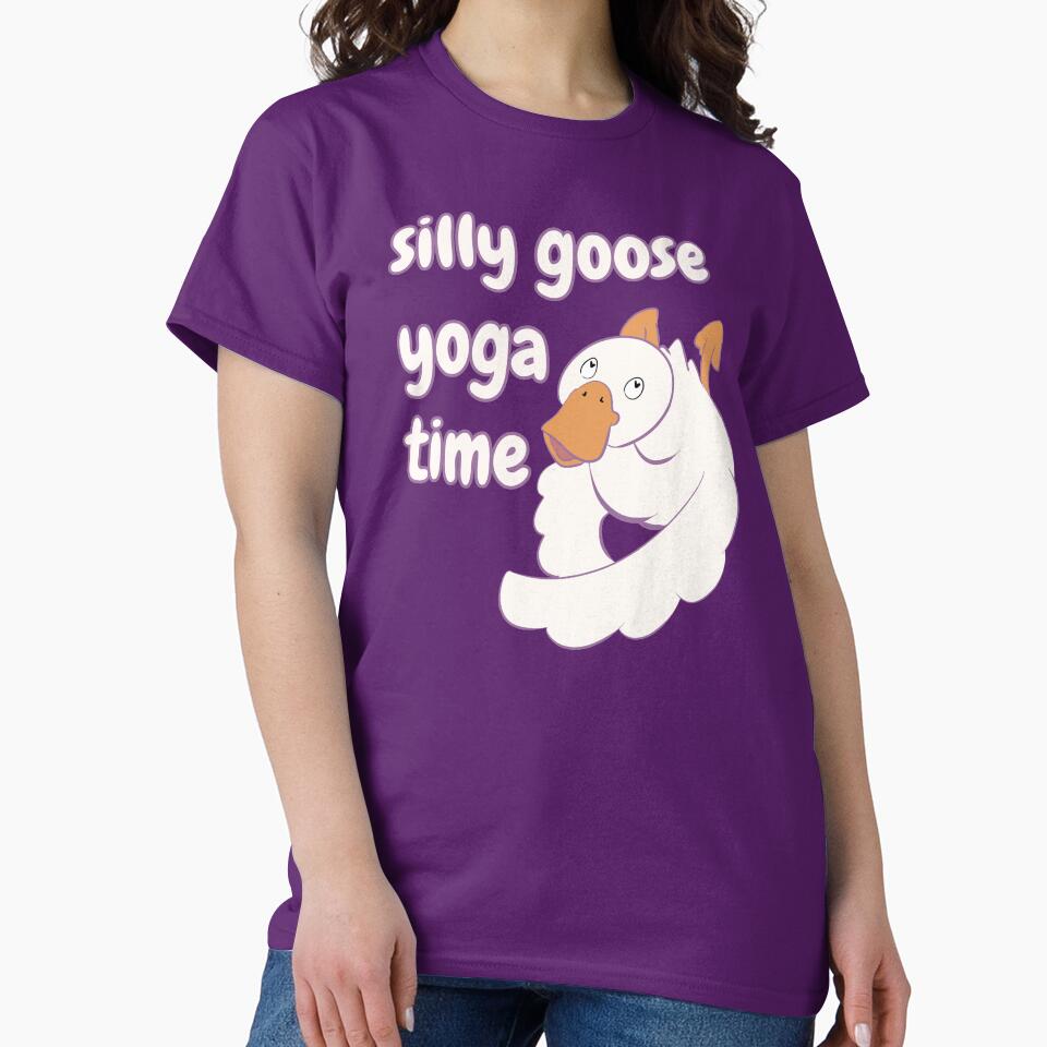 Silly Goose Yoga Time by HugSomeNettles