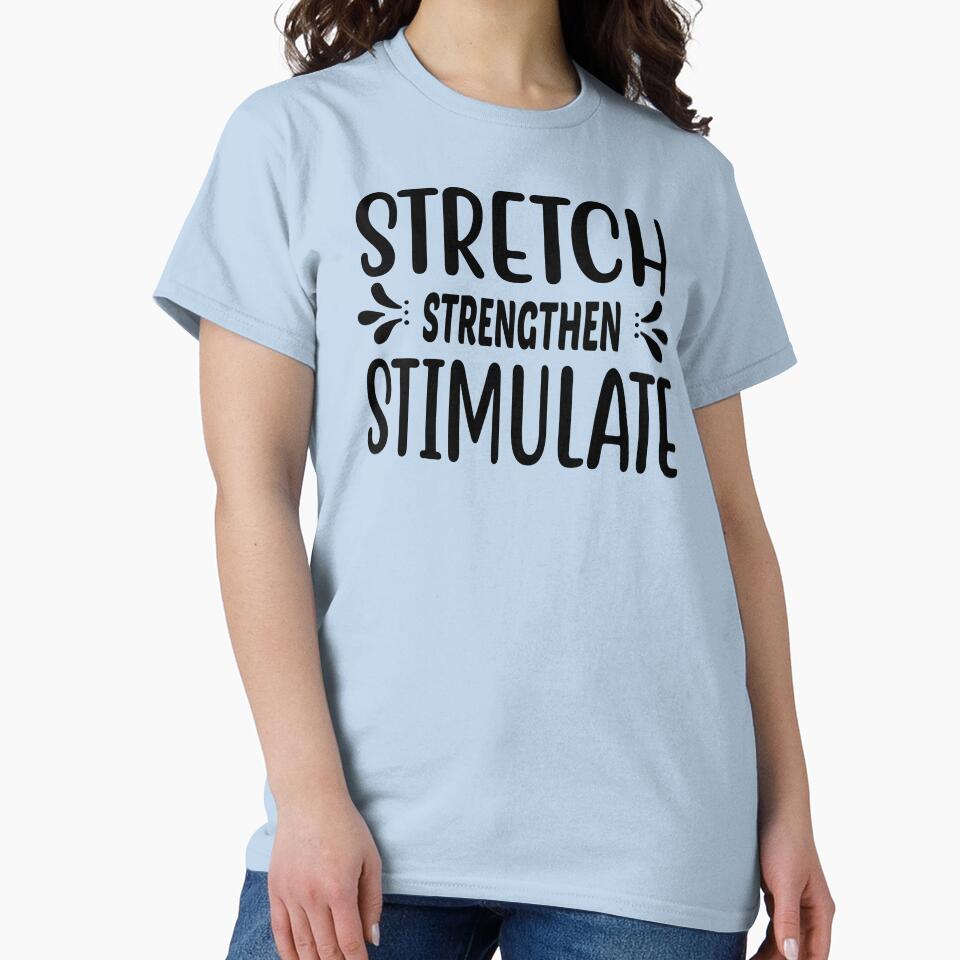 Yoga Quote Stretch Strengthen Stimulate Motivational Saying by SoccaTamam
