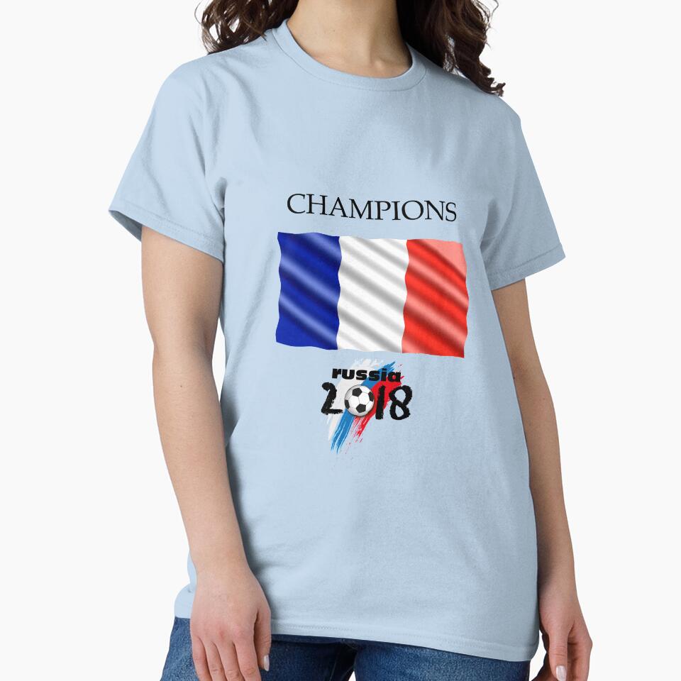 Unique World Football Winners- France 2018 Cup Soccer by MephobiaDesigns