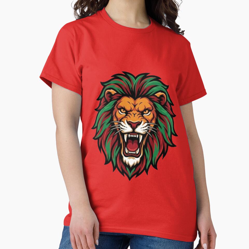 Morocco Soccer Lion - Moroccan Football Fan 2026 Emblem by NewDesignFR