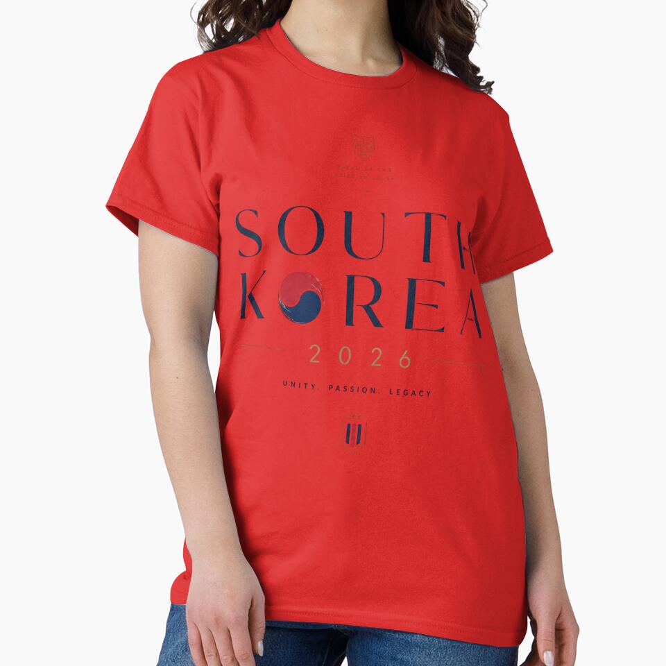 South Korea 2026 Football World Cup Glory | Taegeuk Warriors Fan Supporter Shirt by rushaib