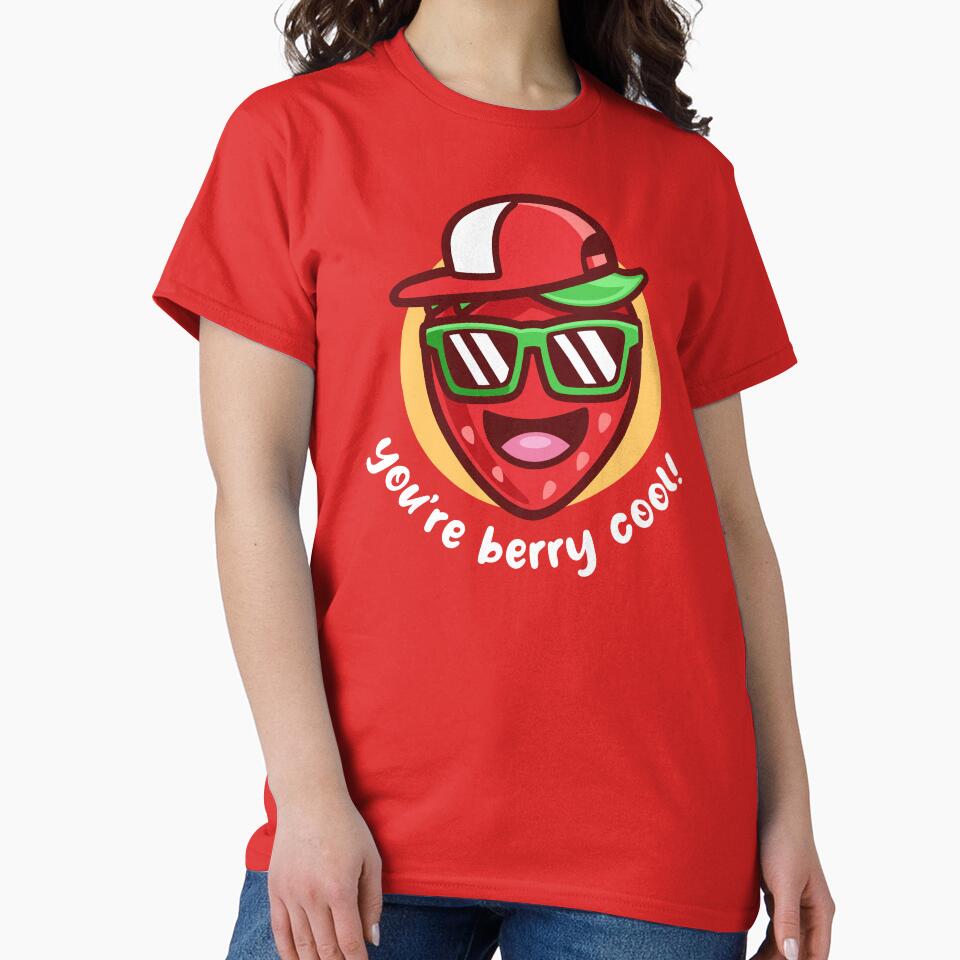 You're berry cool strawberry (on dark colors) by messy-nessie