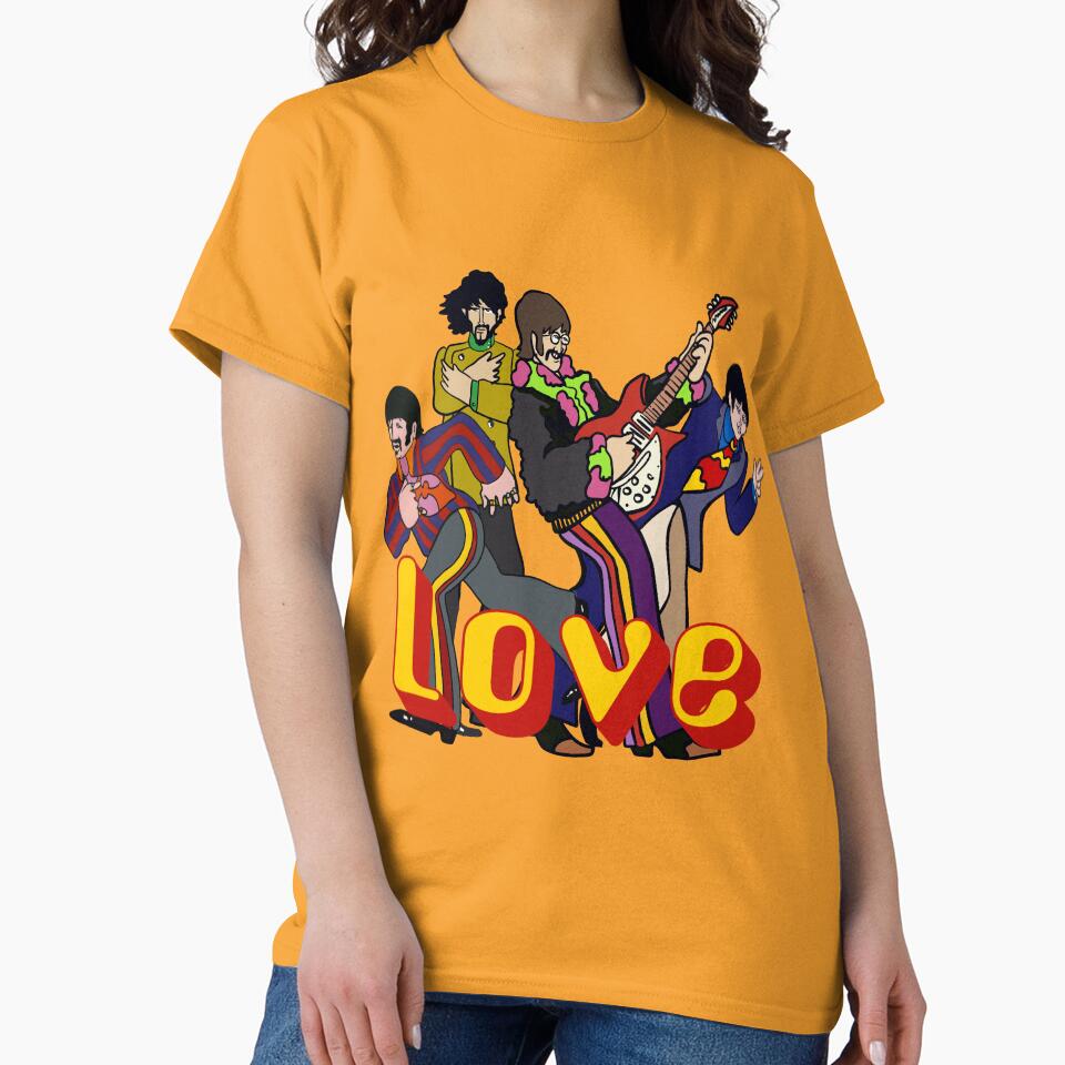 Vintage Fab Sixties Cartoon Pepper Love Band by Kludoman