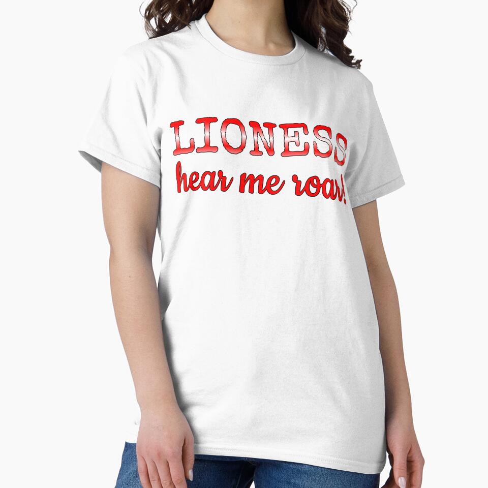 Cool Lioness Hear Me Roar Cool Women's Football Design by TrulyEpoque