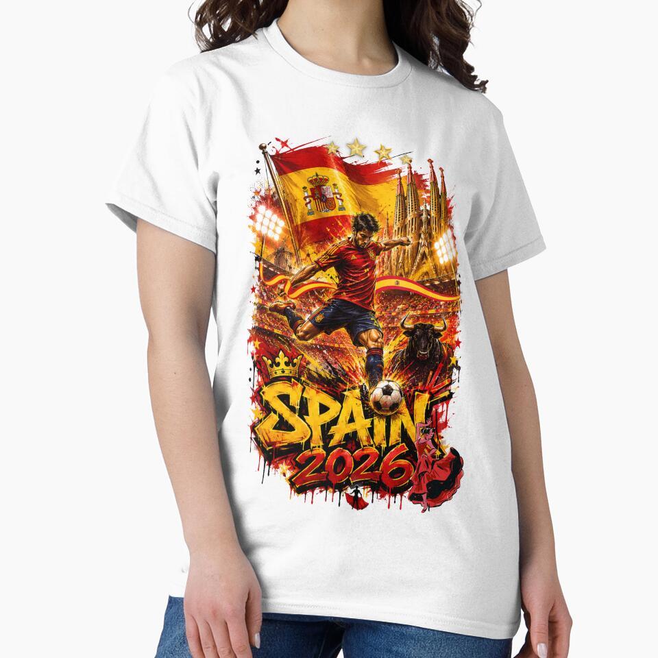 Spain Football 2026 Graffiti Art - Spanish Soccer Merch ver 1 by CosmicNook1
