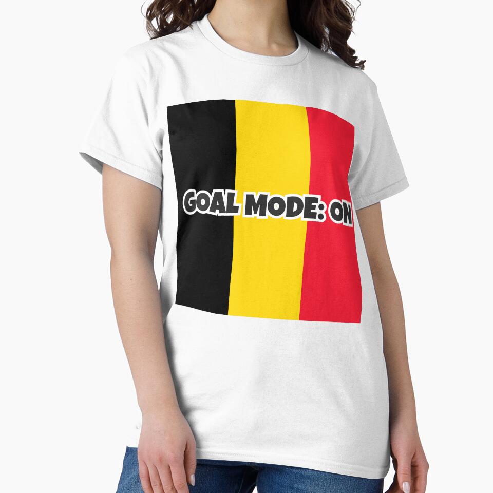 Belgium Soccer Fan Shirt – GOALMODE: ON Football Tee by LovelyHappyGift