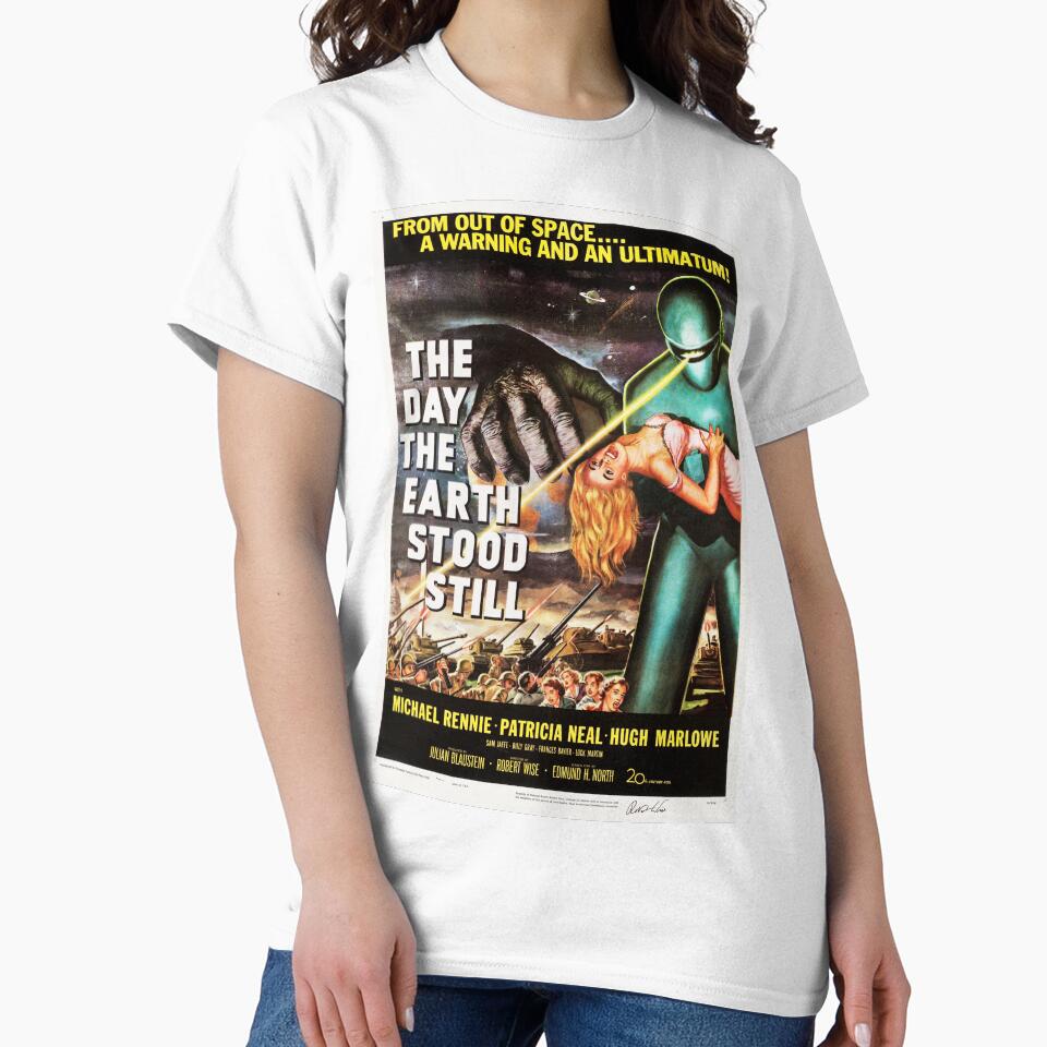 THE DAY THE EARTH STOOD STILL Hollywood Cult Sci Fi Vintage Movie Posters. by retroposters