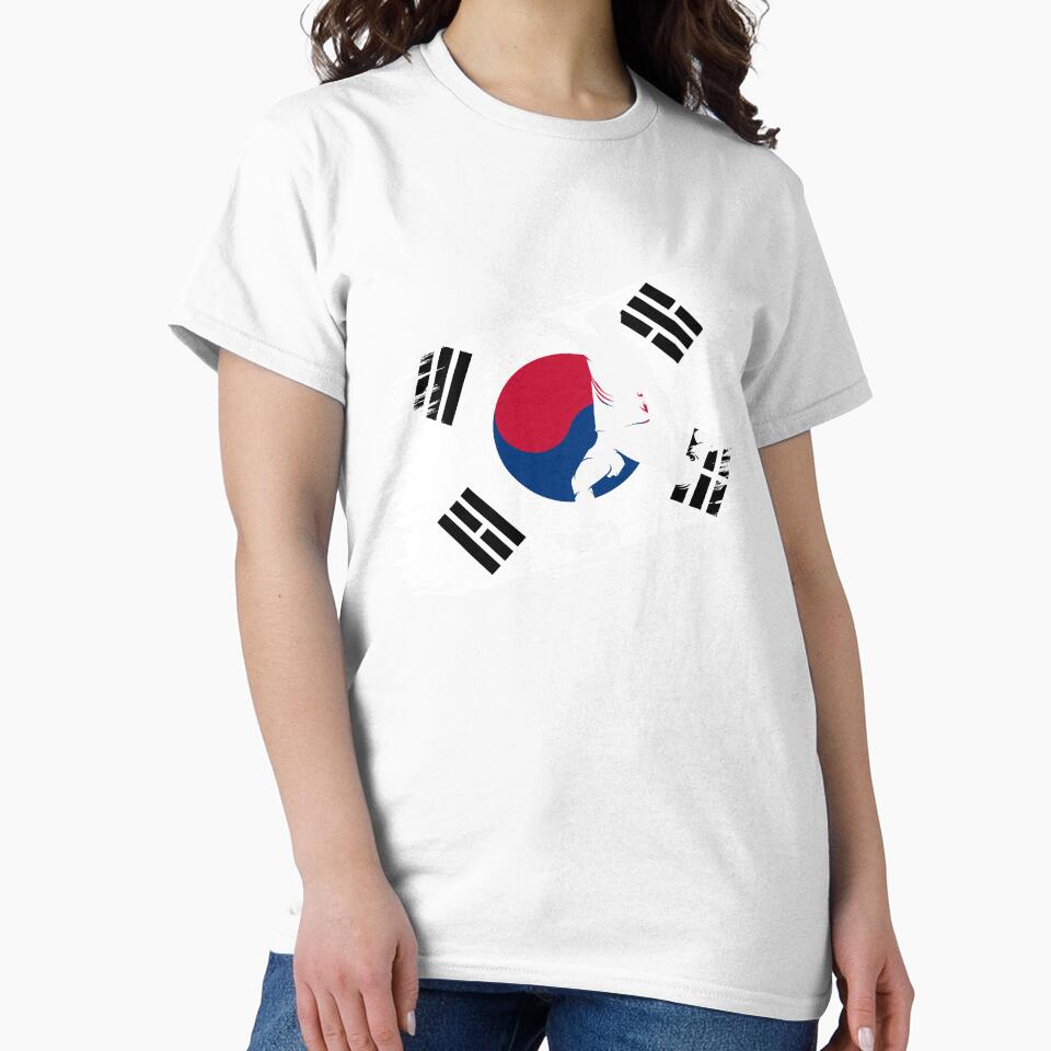 South Korea Flag Football Soccer Fan Jersey by xtocky