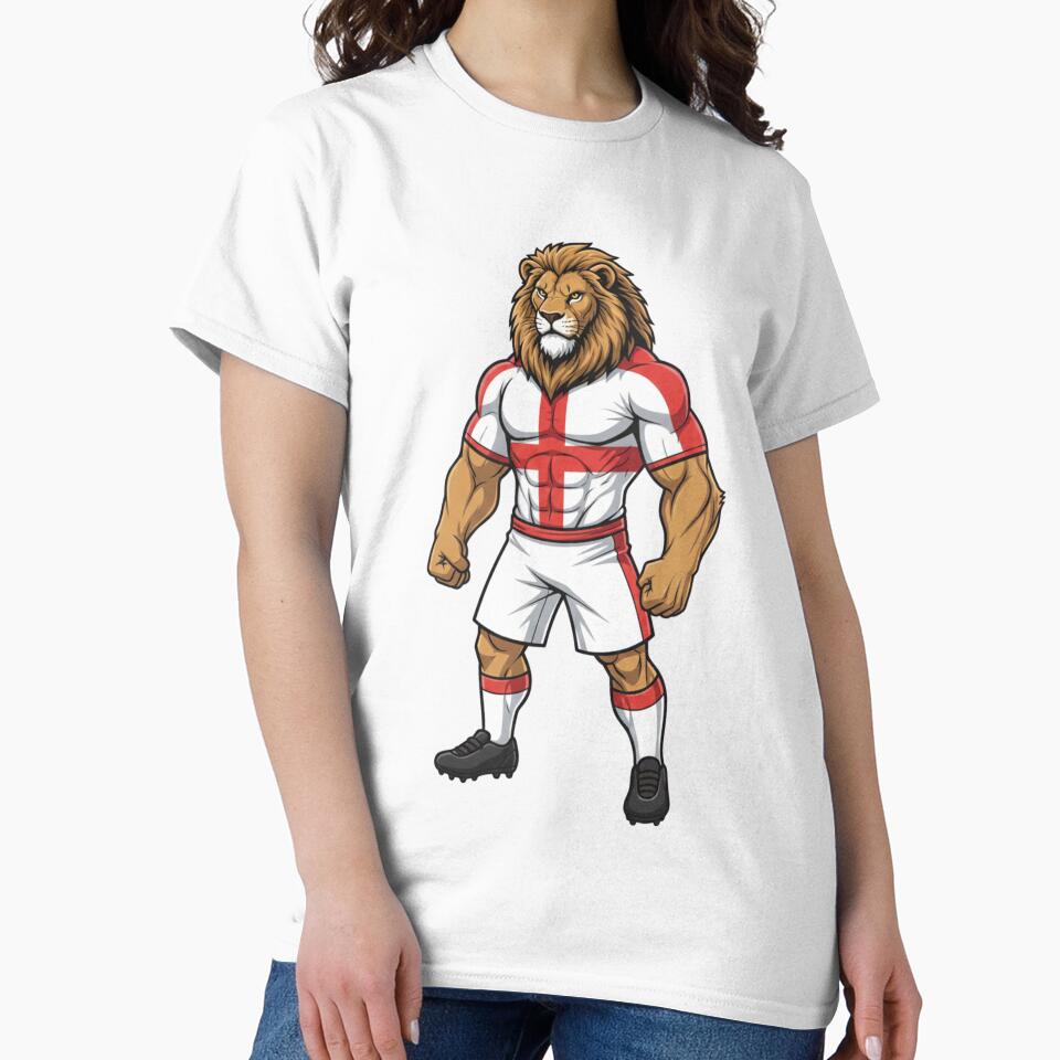 Powerful English Lion Football Mascot 2026 by ArtByKatti