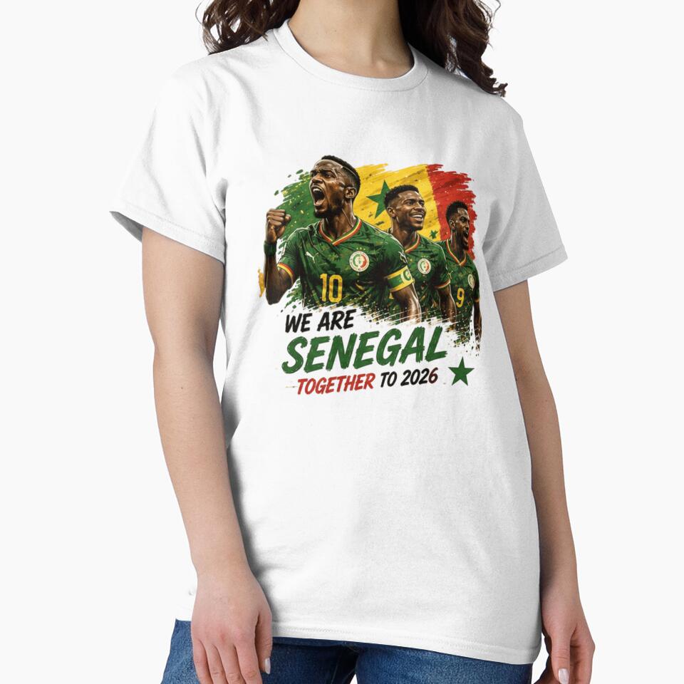 We Are Senegal Together to 2026 Football Design by Pixanova