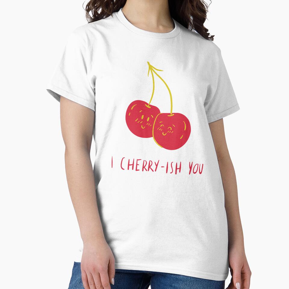 I Cherry-ish You - Witty Valentines Love Puns by ItsNikkiArts