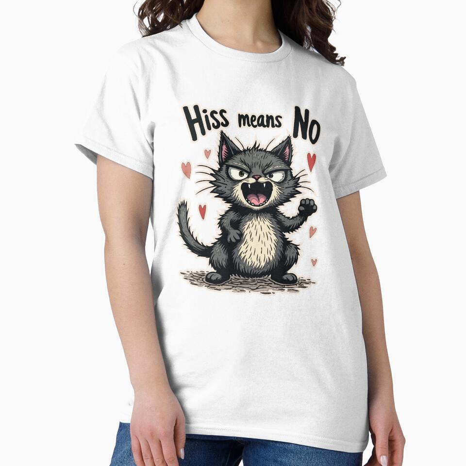 Angry Cat "Hiss Means No" by daneko