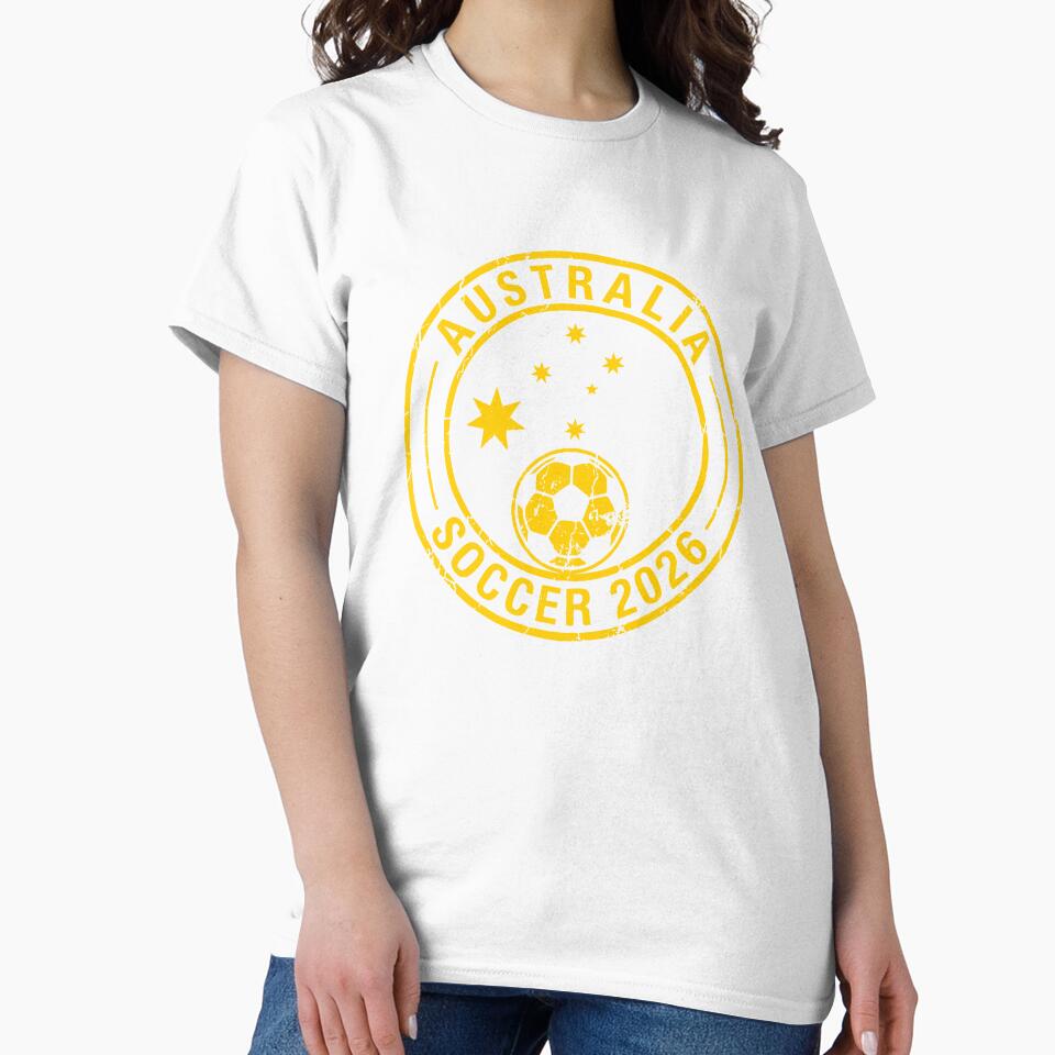 Vintage Australia Soccer 2026 Stars Fan Badge by Imaginationbeyond