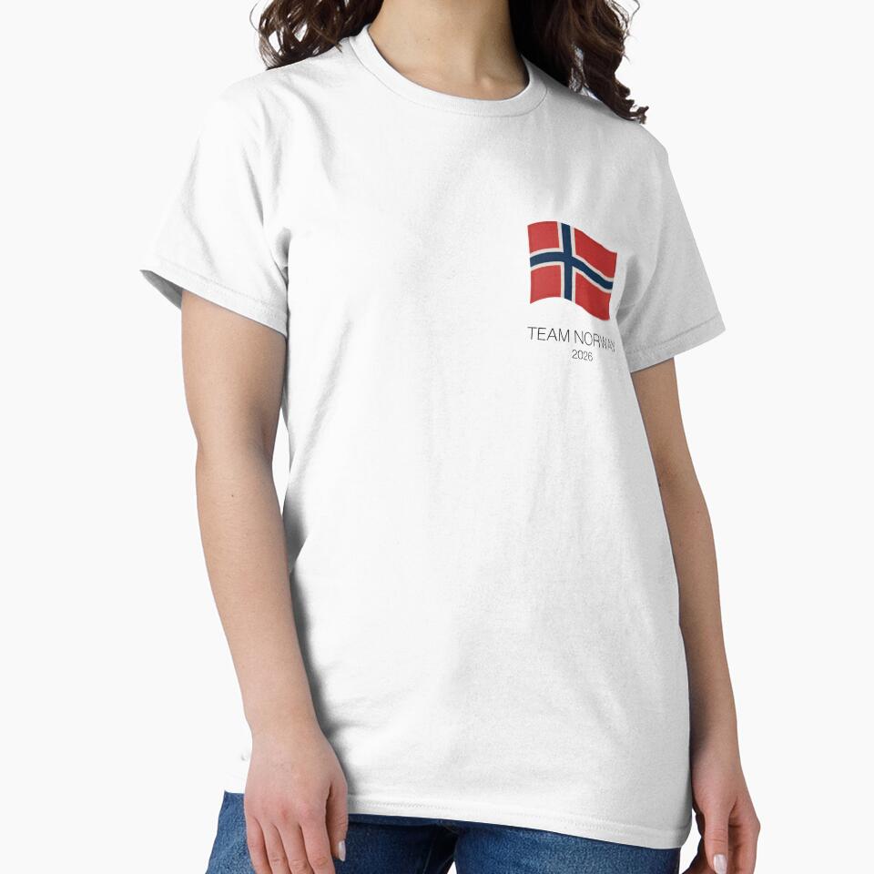 Team Norway 2026  Soccer Fan T-Shirt V14 by DBWStudios