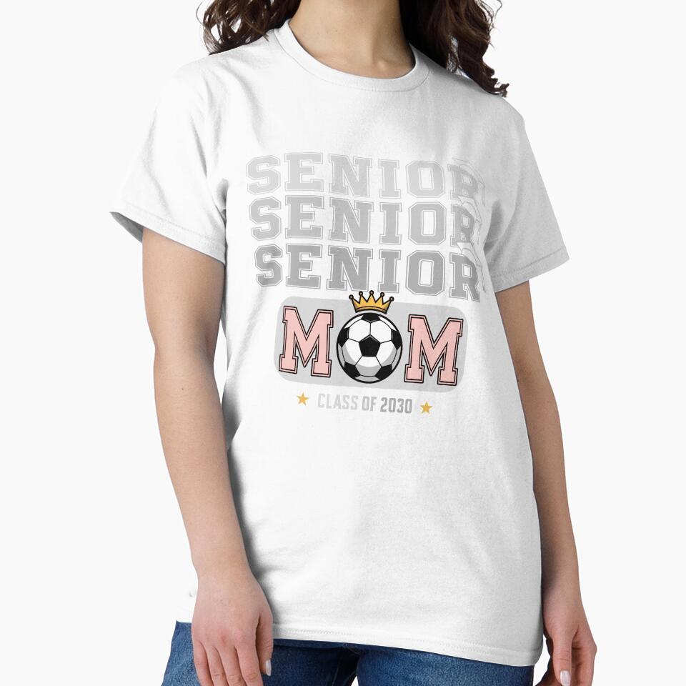 Proud Mom Graduation 2030 Soccer by QuiteOrbit