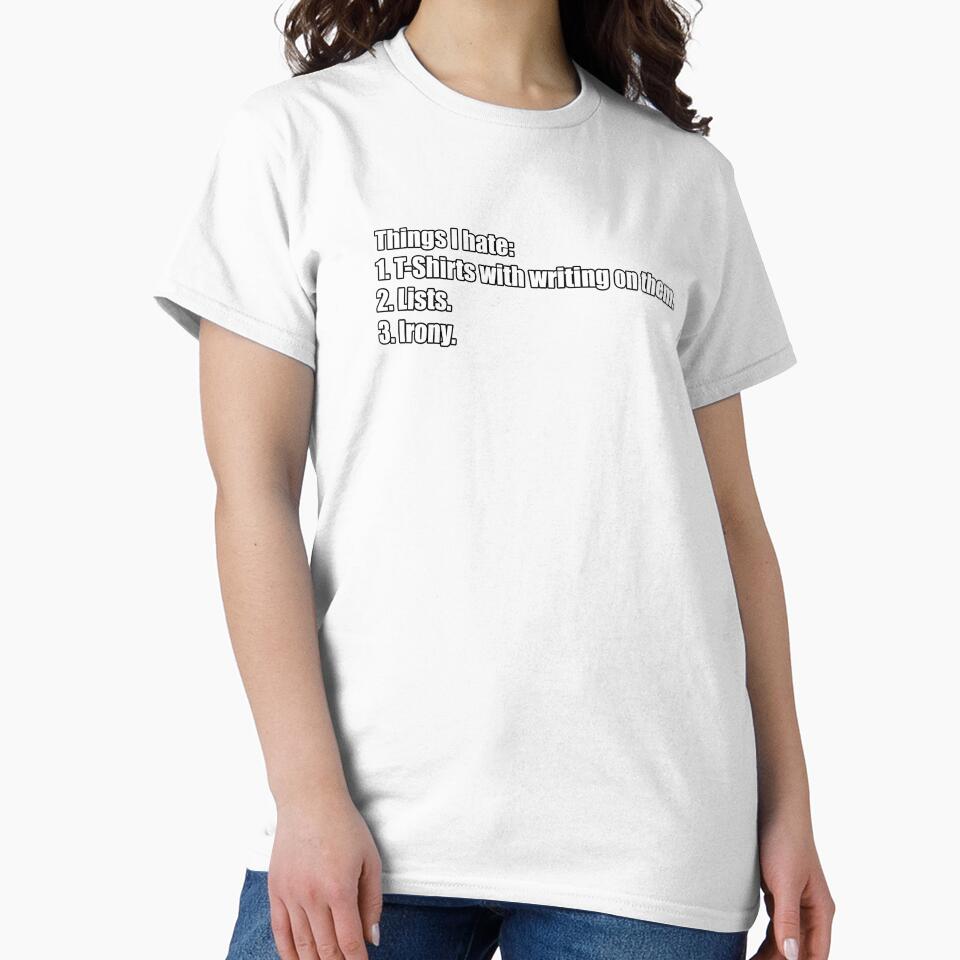 Irony T-Shirt by beardedegg