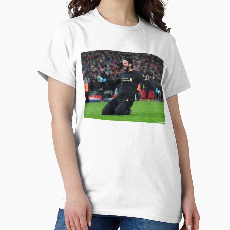Alisson Becker Liverpool v Man United Celelbration by thebcarts