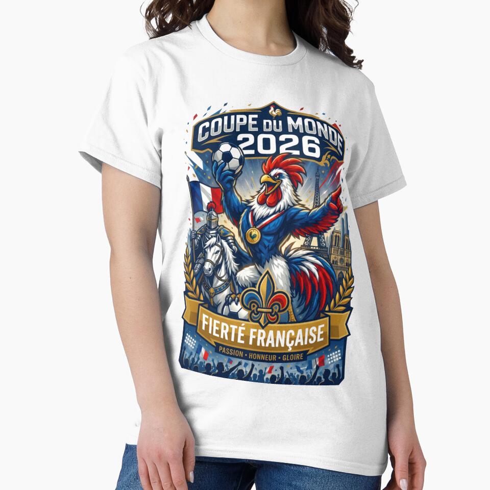 French Rooster Football Fan Poster by Retro Arabica