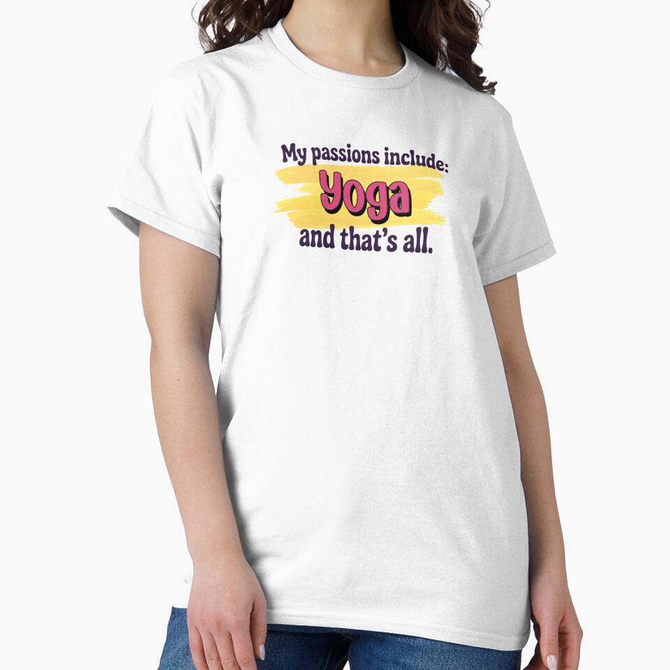 Yoga is my passion - Funny Yoga Lover by Watsonarts