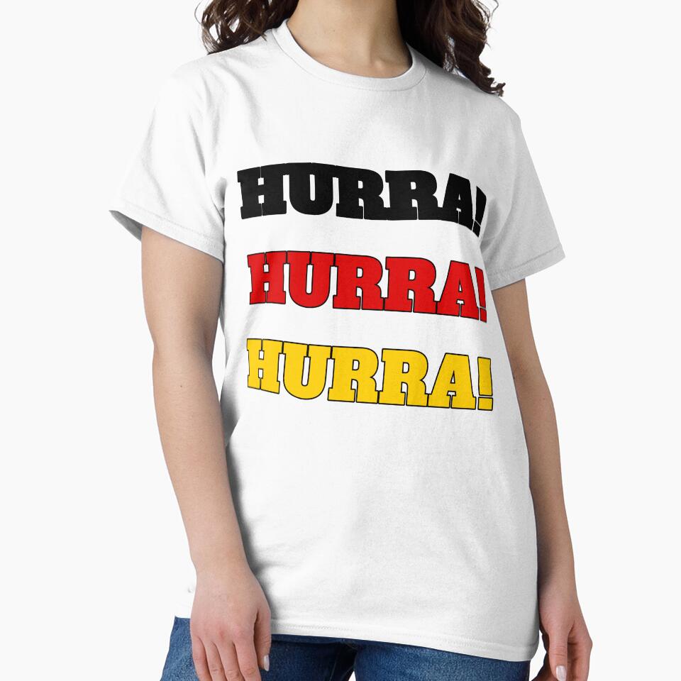 Germany Fan Shirt - Hurra! Hurra! Hurra! by Hamlet & Sons