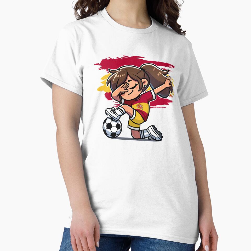 Soccer Girl Spain Football Lover by DetourShirts