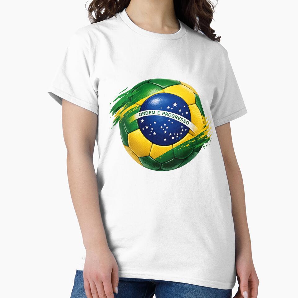 Brazil Soccer Flag Design – World Cup Football Fan Graphic by RolMerch