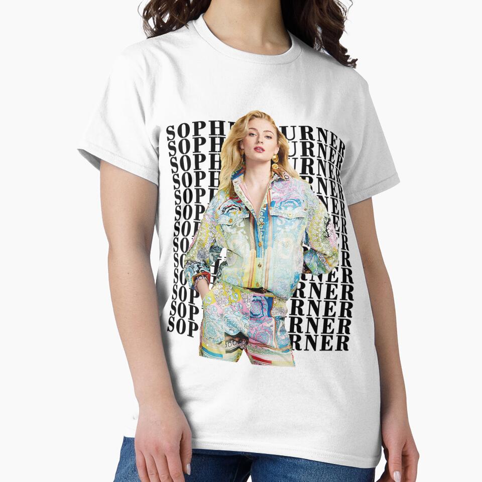 Sophie Turner Fashion Collage Design Retro Pop Art Gift For Fans by DanielDelagra
