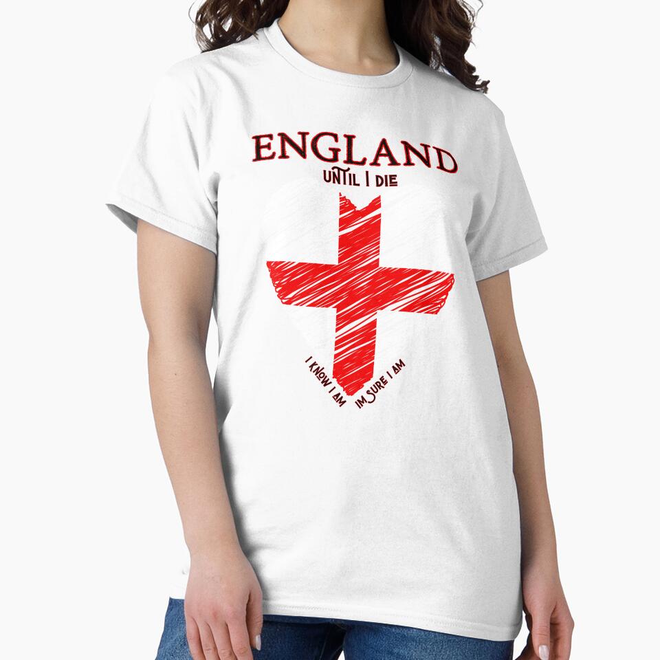 England Until I Die St George Cross by Snedsdigital