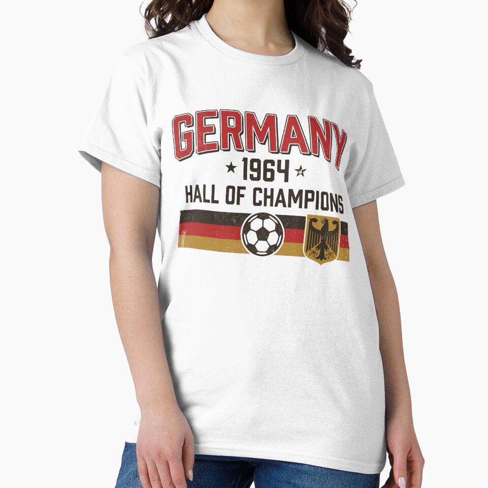 Vintage Germany 1964 Soccer Hall Of Champions Graphic by Imaginationbeyond