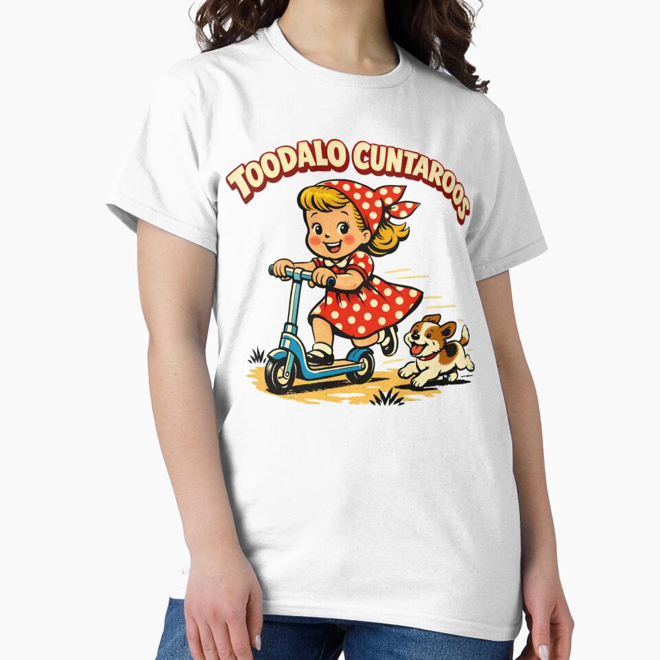 Toodaloo Cuntaroos Funny Retro Goodbye Humor by Masaw