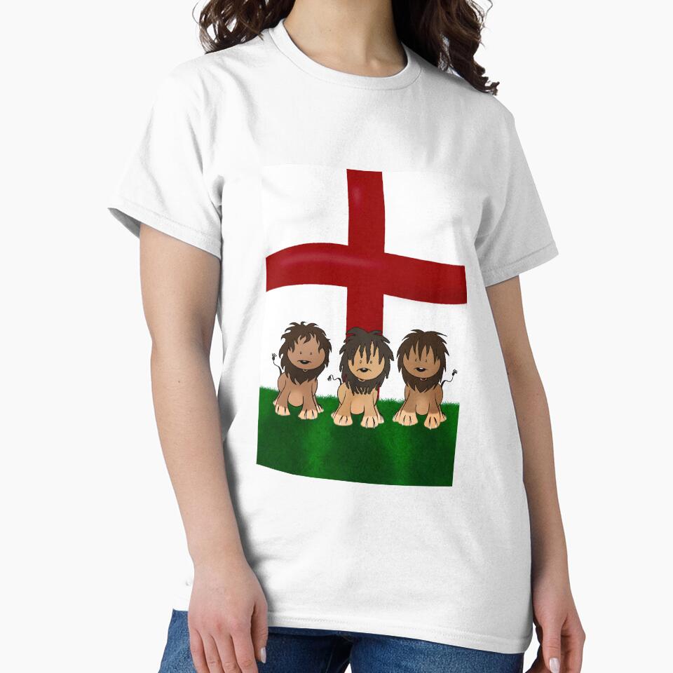 Three Little Lions – England Football Support Squad by Leanne-Michelle