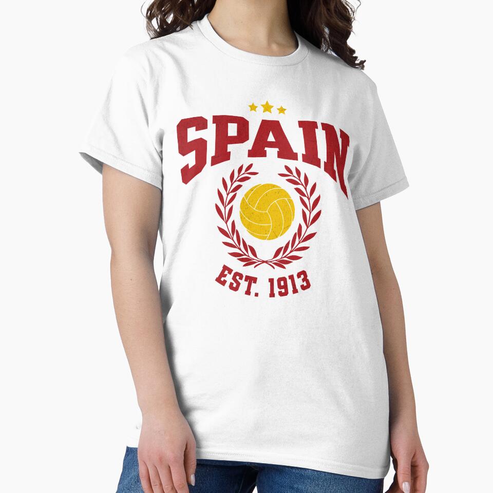 Spain Football - Vintage National Pride Varsity by NiceTeeClub