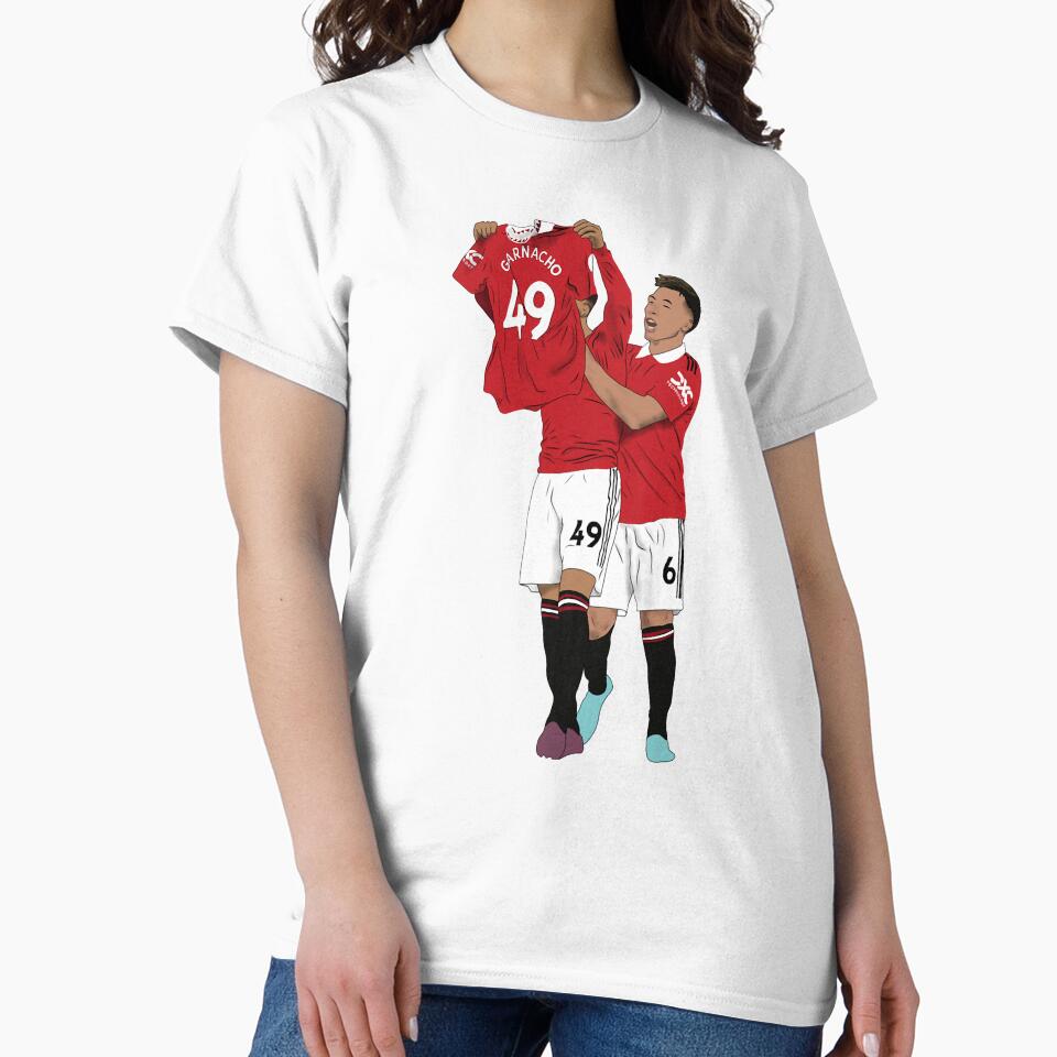 Alejandro Garnacho Goal Celebration by DASClothingCo