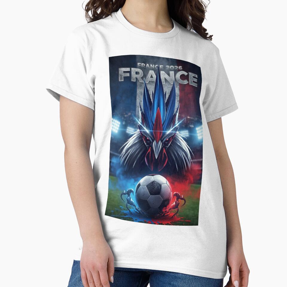France Les Bleus Soccer 2026 Aggressive Rooster Urban Art by Aram250