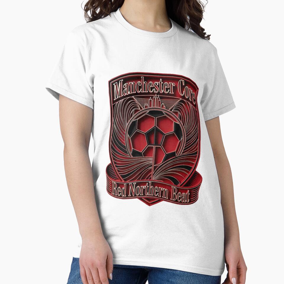 Northern Soul Manchester Core Tee & Red Beat Mug – Ultimate Soccer City Pride Set by YMLux