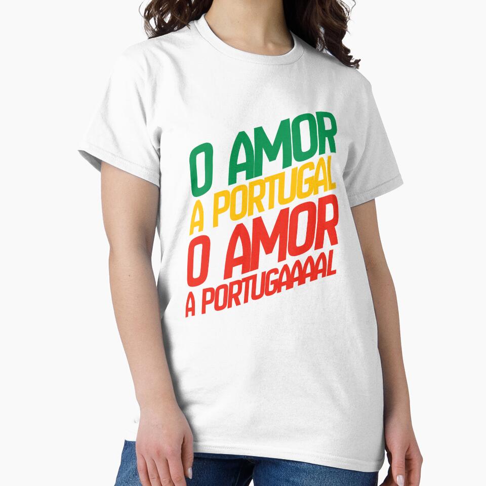 O Amor a Portugal Love for Portugal Football Design by DILMIK.
