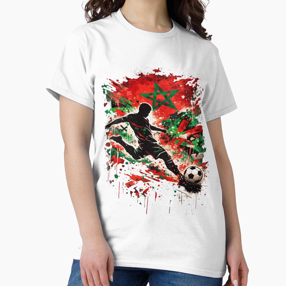 Moroccan Football Spirit – Urban Graffiti Kick by NEWDESINGS12