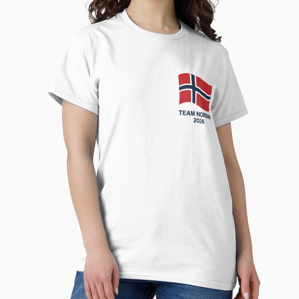 Team Norway 2026  Soccer Fan T-Shirt V16 by DBWStudios