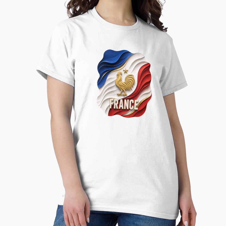 France Football Fan Design | French Soccer Supporter Gift | World Cup Fan Style by Adham2001