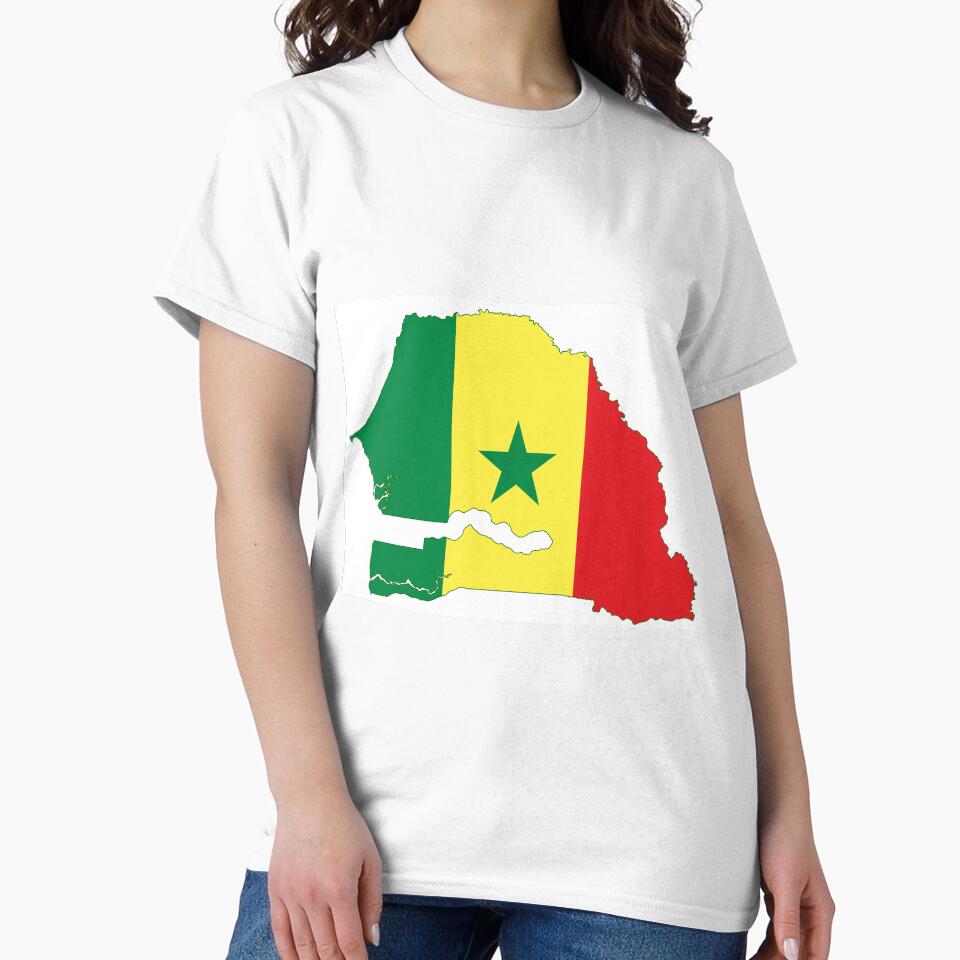 Senegal Flag Map by jsj17