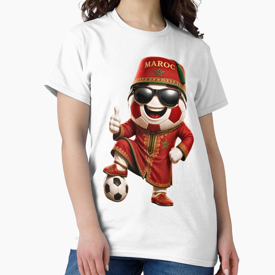 Morocco Soccer Mascot Traditional Football Cartoon Graphic by ArtSpark Studio