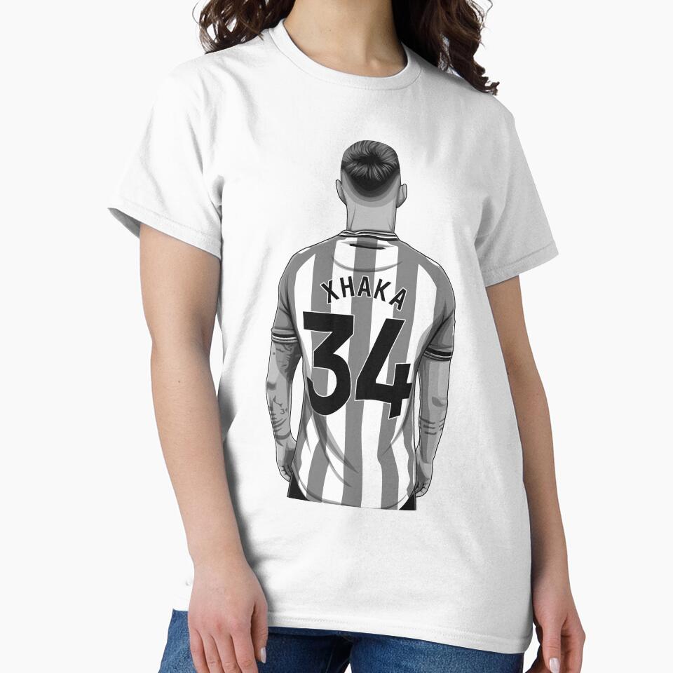 Granit Xhaka Black and White Version by Aldduardo